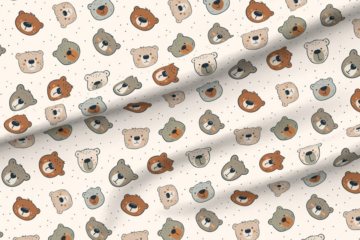 Cute Bears Kid’s Collection, a Pattern Graphic by Naty Art (Photo 3 of 12)