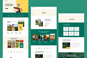 Agriculture landing page Website, a Websites & App Template by Themespell (Thumbnail 3 of 5)