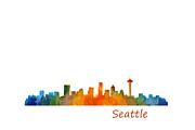 10xFiles Pack Seattle Skylines, an Illustration by HQPhoto Store (Thumbnail 5 of 10)