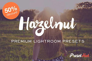 50% off Hazelnut Lightroom Presets