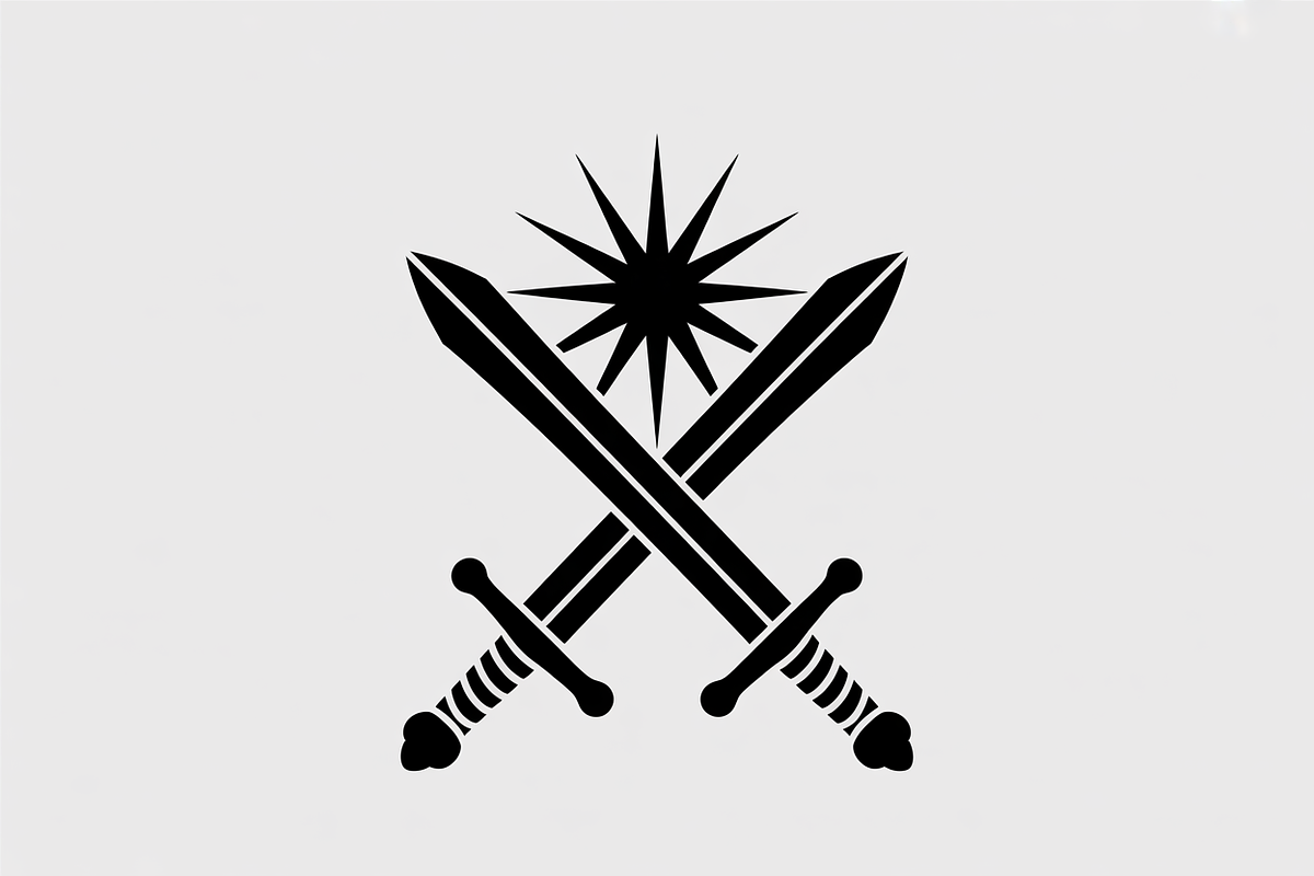two celestial swords crossed, an Illustration by Amazin_art (Photo 2 of 16)