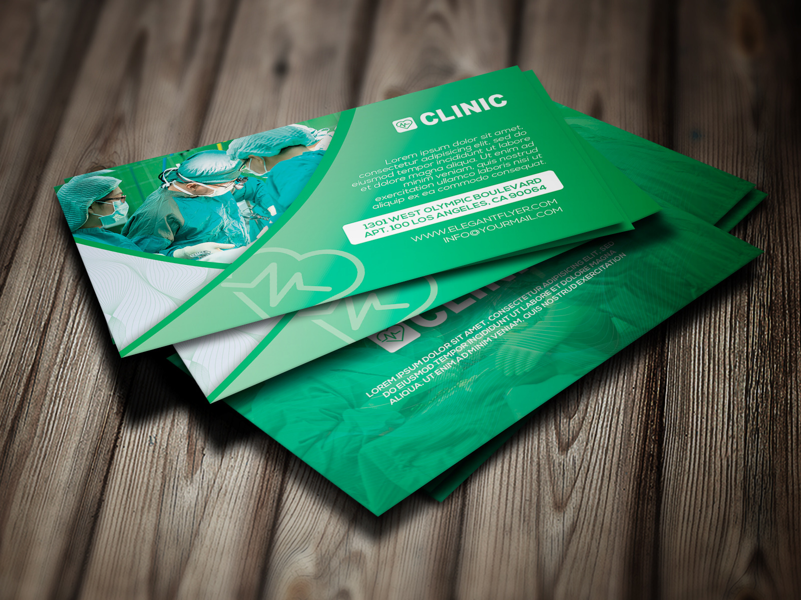 Clinic Business Card, a Business Card Template by Design_Creator