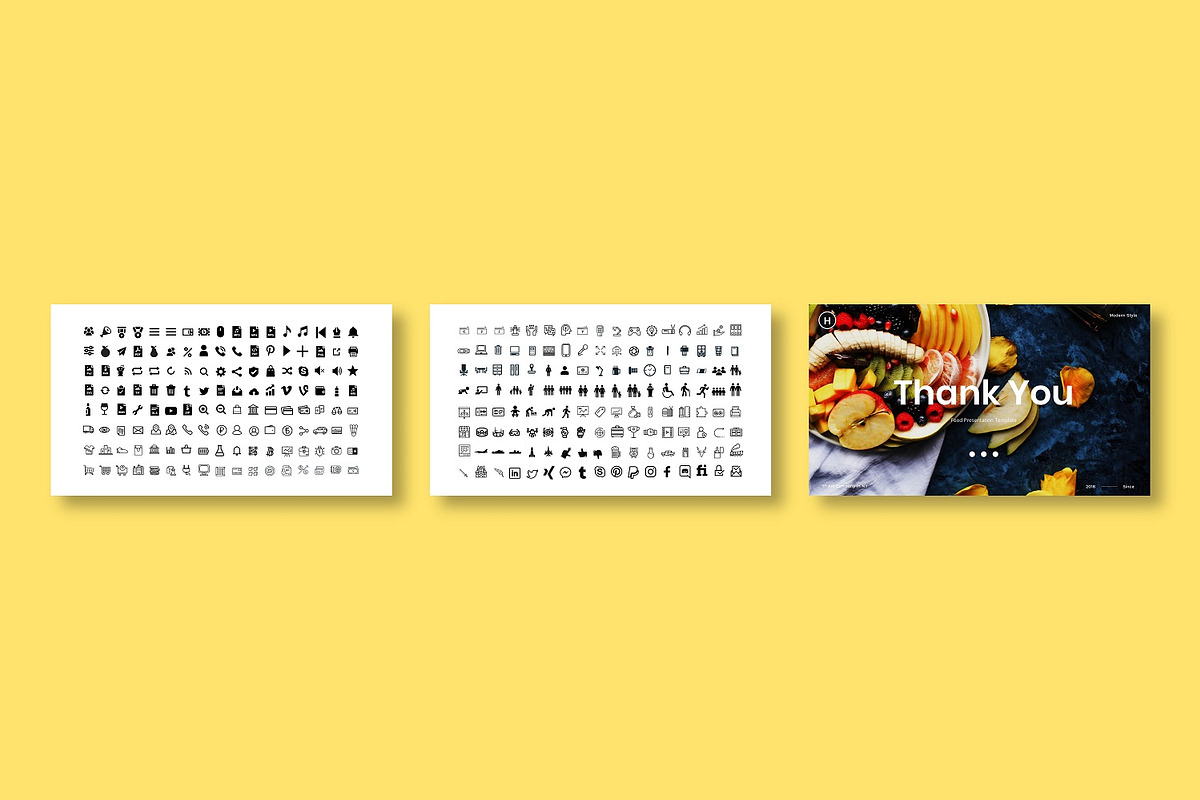 Hanks – Food PowerPoint Template, a Presentation Template by Dens Creative Studio (Photo 6 of 6)
