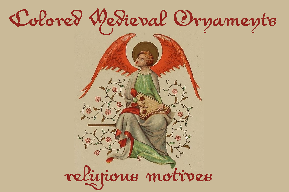 Colored Medieval Ornaments, an Object Graphic by Intellecta Design (Photo 1 of 12)