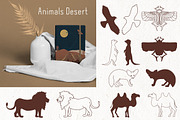 Desert - Boho Landscape Creator, an Animal Illustration by KomannaArt (Thumbnail 5 of 10)