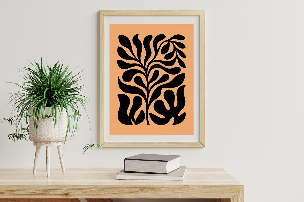 Abstract flower wall art posters set, an Illustration by Libby Wishes (Photo 6 of 11)
