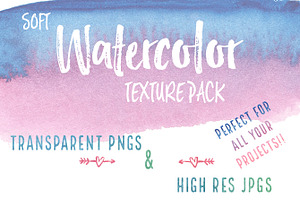 Soft Watercolor Texture Pack
