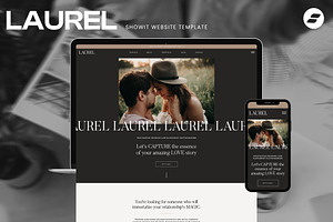 Laurel: Showit website template, a Templates & Theme by Aspen Creative Studio