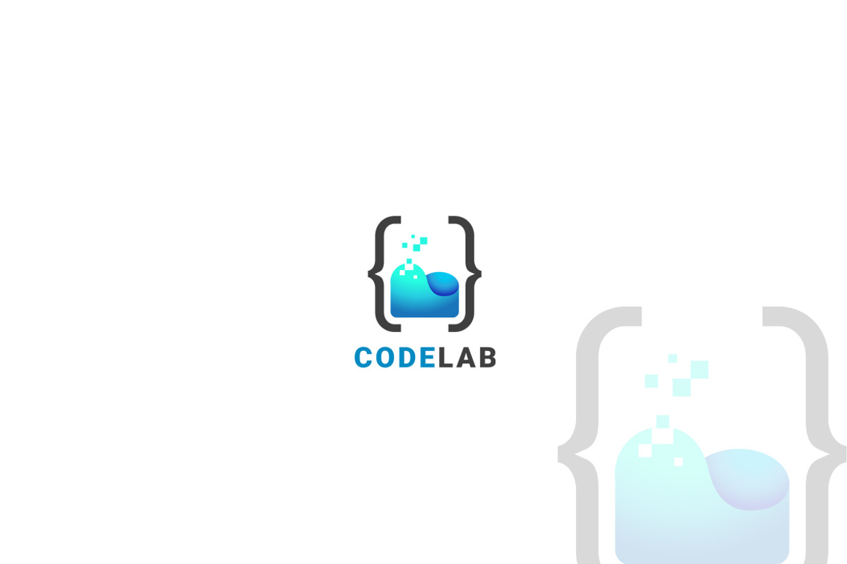 Codelab Logo Template, a Branding & Logo Template by dien96 (Photo 1 of 2)