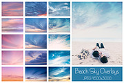 30 Beach Sky Overlays, a Texture Graphic by LovePhotoMoment (Thumbnail 11 of 12)