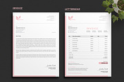 Invoice + Letterhead, a Stationery Template by CreativeZoom (Thumbnail 2 of 4)