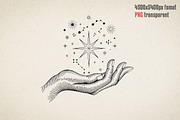 Hand Drawn Mystic & Celestial Bundle, an Object Graphic by GlitterCraft (Thumbnail 26 of 41)