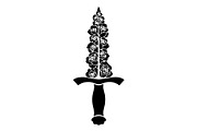 Ornamental Dagger Silhouette Bundle, an Object Illustration by Gaye Art (Thumbnail 18 of 31)