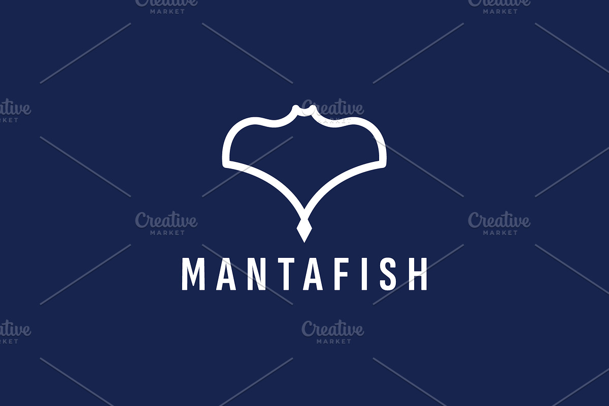 Manta logo vector icon illustration, a Branding & Logo Template by Dyn Studio