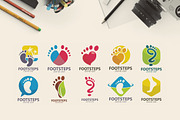 40 Premium Foot Logo Set, a Branding & Logo Template by SLAB! Design (Thumbnail 5 of 6)