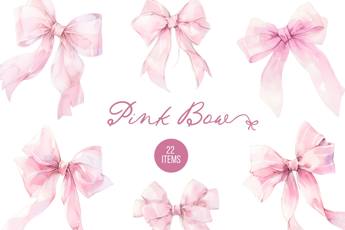 Pink Bow Coquette, an Illustration by heyiamalice (Photo 1 of 7)