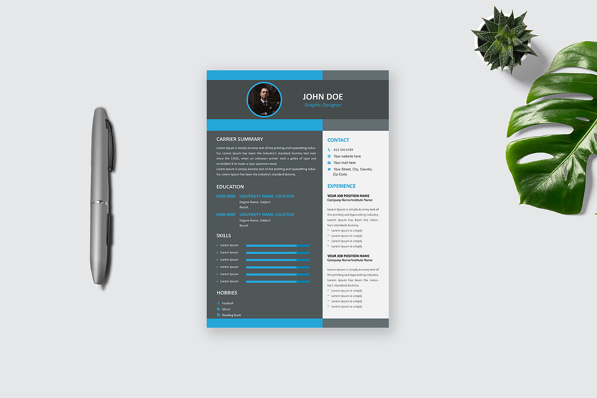 InfiniVita - The Artistic Career Cat, a Resume Template by Annudesign (Photo 3 of 8)