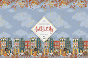 Fall City Hand Drawn Autumn Patterns, a Pattern Graphic by KaramfilaS (Thumbnail 11 of 21)