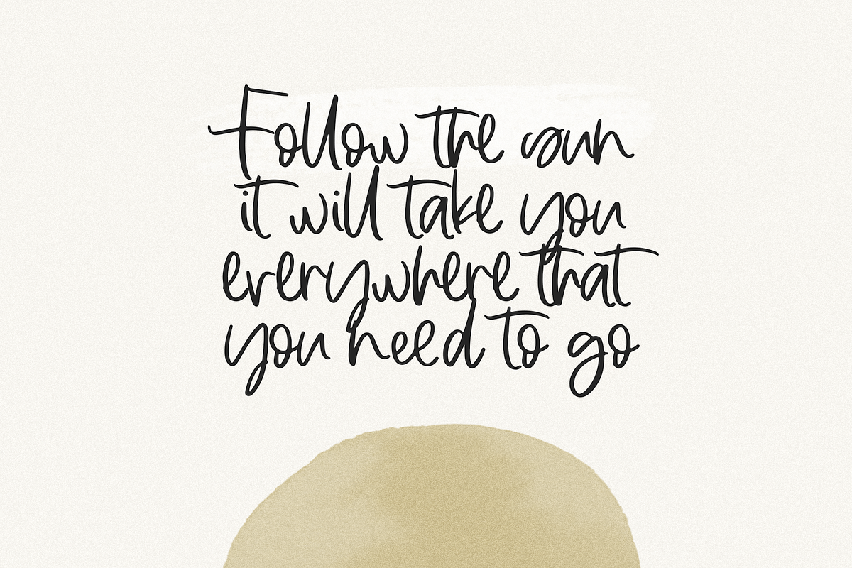 Beachy Vibes | A Script Font preview 6