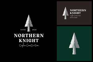 Arrow Spear Hunting Hipster Logo, a Branding & Logo Template by Atlantis X Nurman Arbai