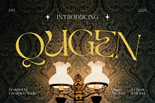 Qugen Luxury Serif Font