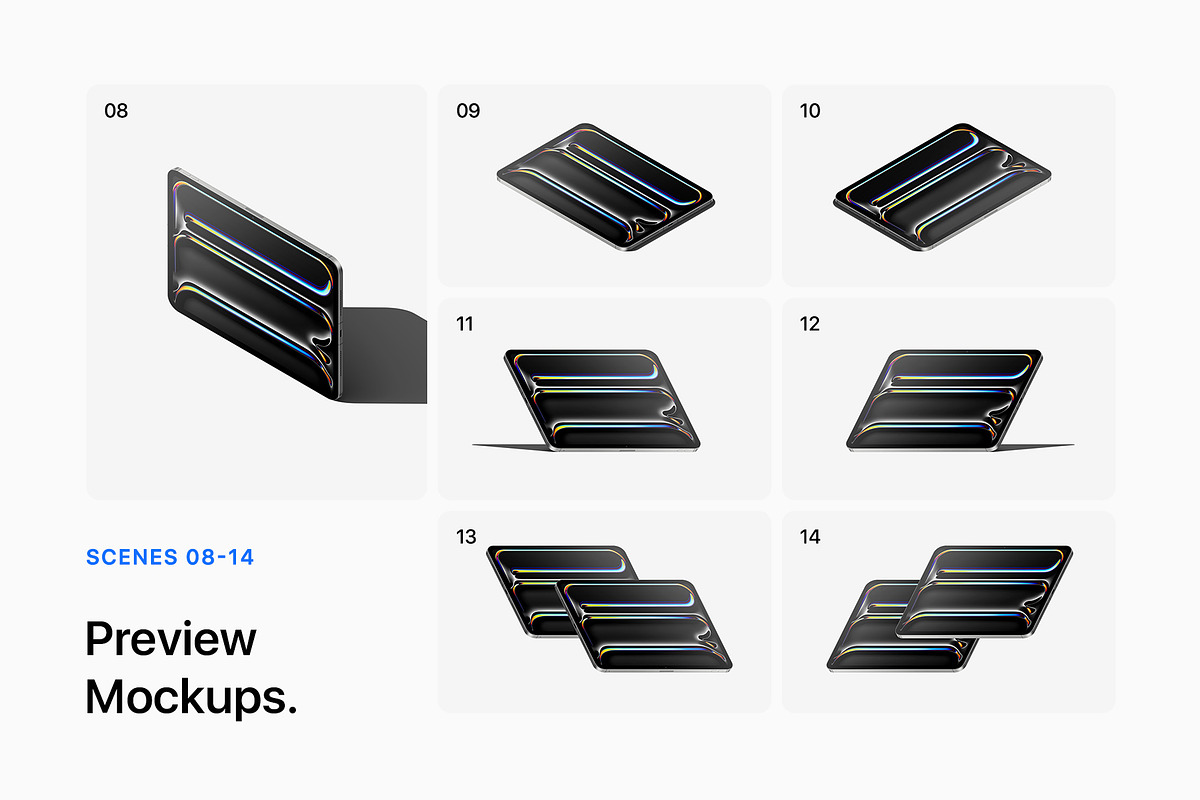 iPad Pro 11 - 21 Mockups Scenes, an iPad Mockup by Asylab (Photo 3 of 56)