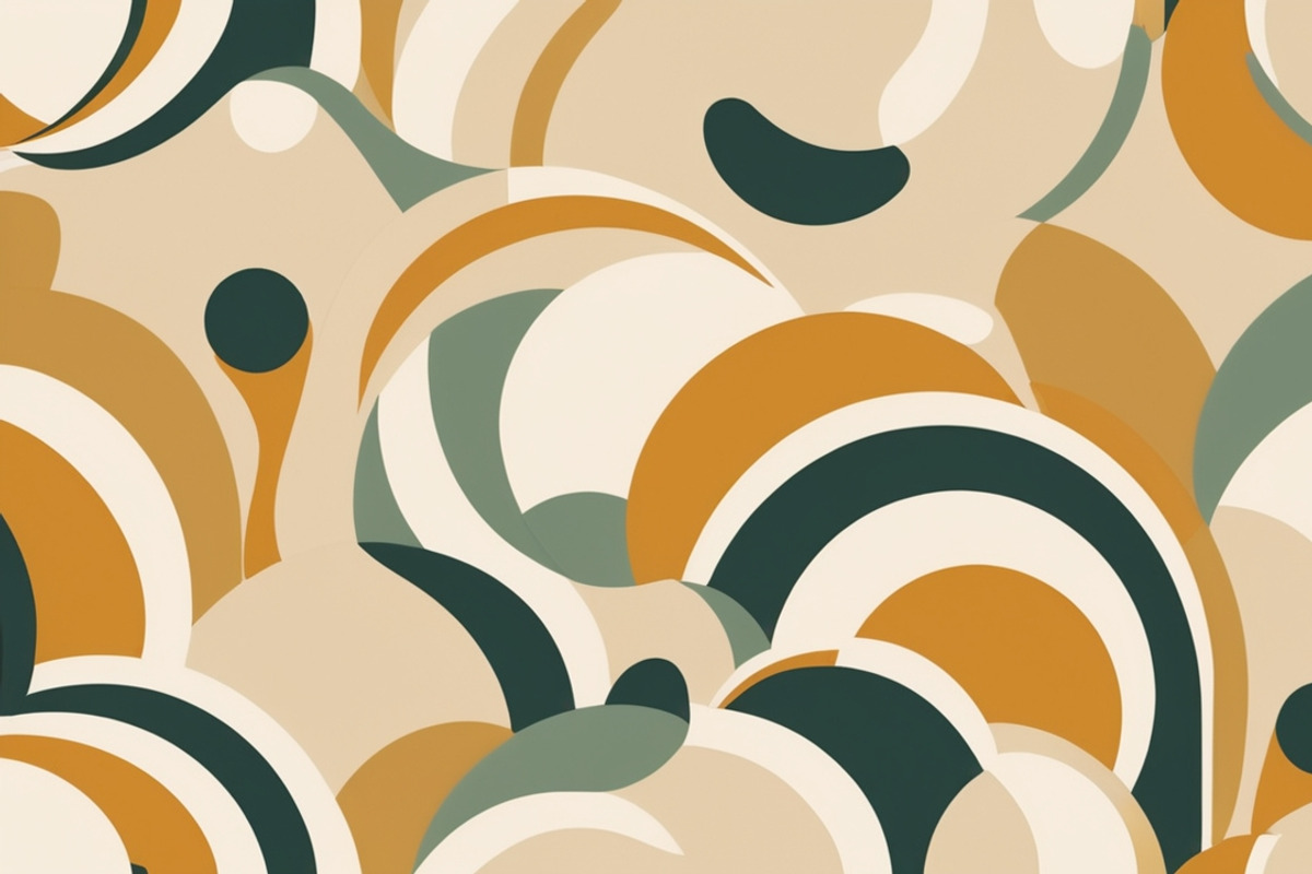40 Retro Mid Century Shapes Pattern, a Pattern Graphic by adenpinkstore (Photo 12 of 12)