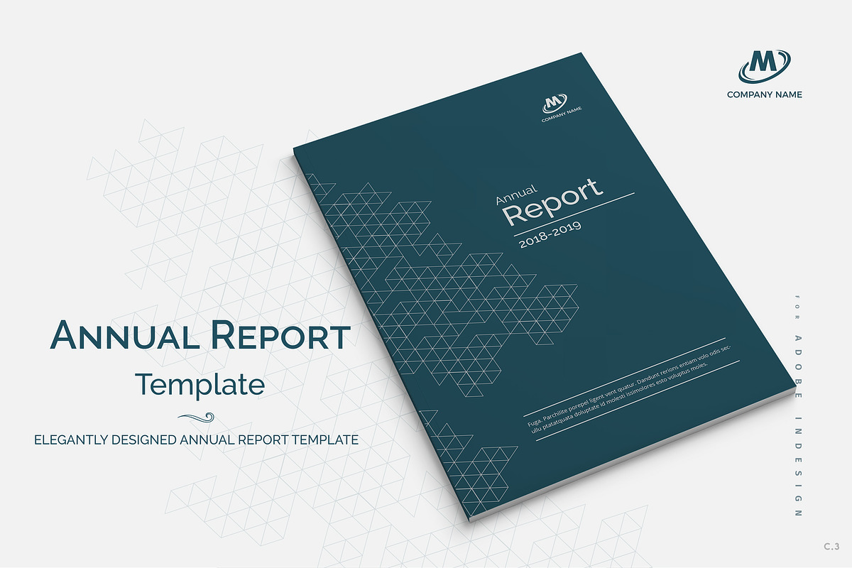 Annual Report Template, a Brochure Template by ThemeDevisers (Photo 1 of 4)