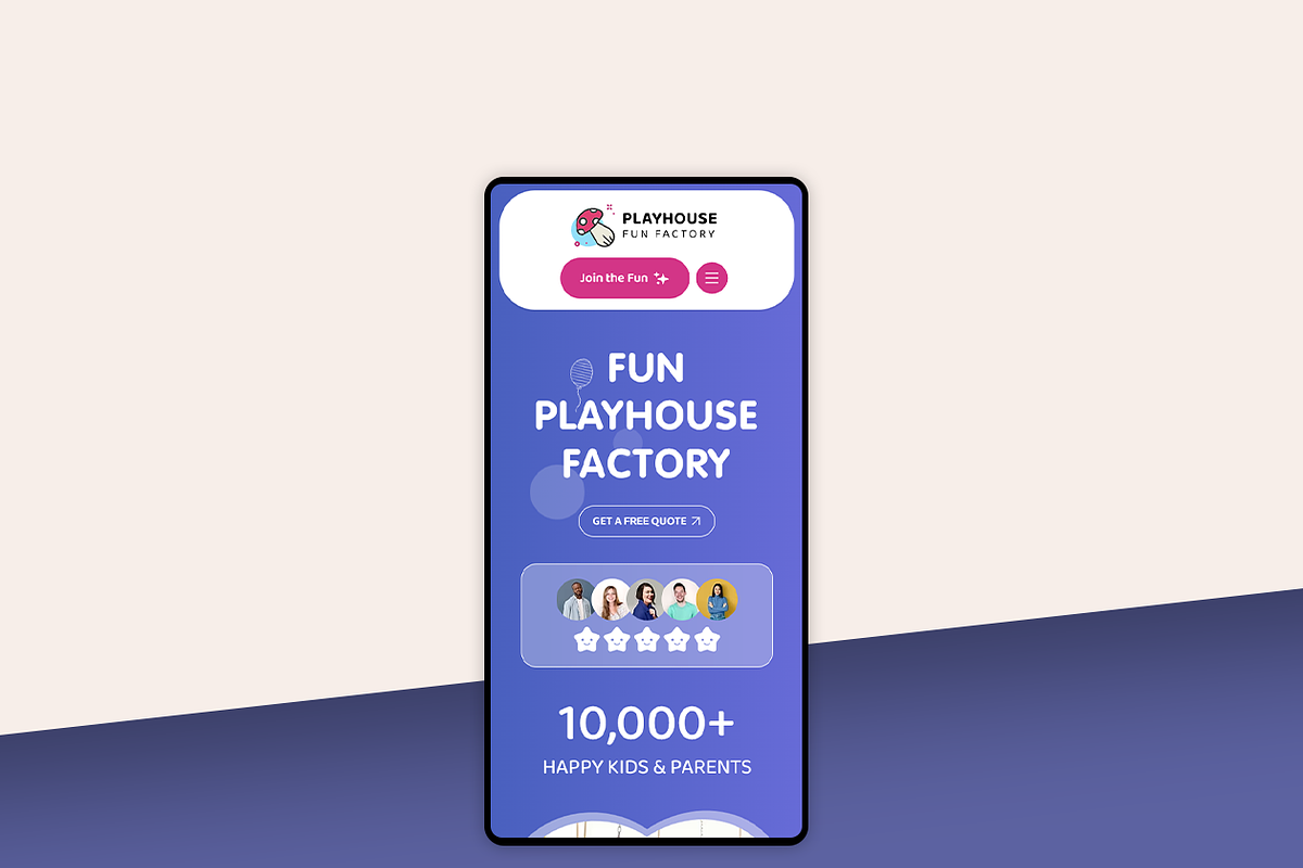 Kids Playhouse Wix Studio Website, a Wix Template by Kitteeh (Photo 2 of 14)