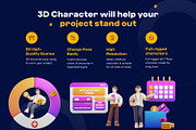 Banking and finance 3D character, a Characters & Person 3D Model by orenjidesign (Thumbnail 2 of 8)