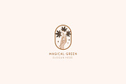 Magical Green Cannabis Logo Template, a Branding & Logo Template by CCS Type (Thumbnail 2 of 3)