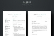 Modern resume & CoverLetter Template, a Resume Template by careerboutique (Thumbnail 6 of 6)