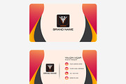 Modern Business Card Design Template, a Business Card Template by YUDesignStore (Thumbnail 3 of 4)