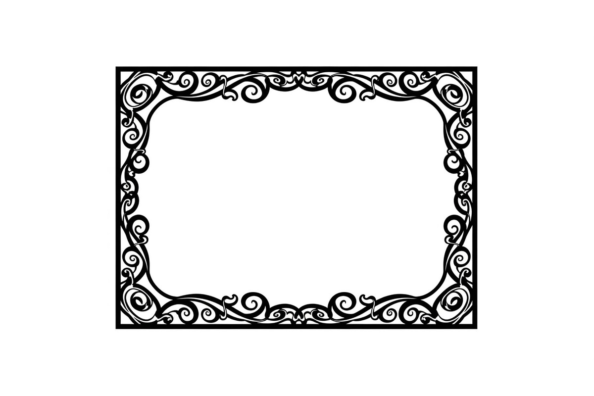 Vintage Scroll Corner Frame Bundle, an Illustration by Gfx_Store (Photo 22 of 48)