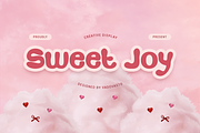 Sweet Joy – Playful Creative Display, a Handwritten Font by Vadovastd (Thumbnail 1 of 6)