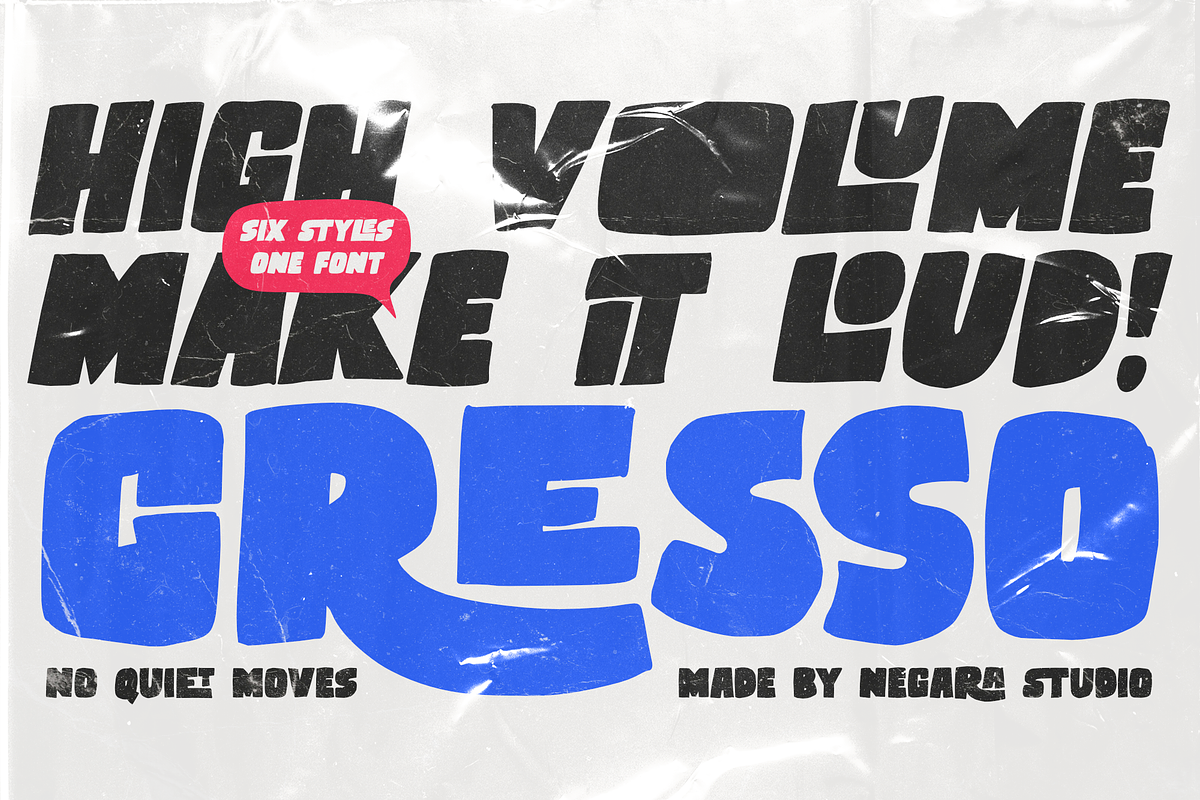 Cresso – Bold Casual Font, a Handwritten Font by Negara Studio (Photo 1 of 13)