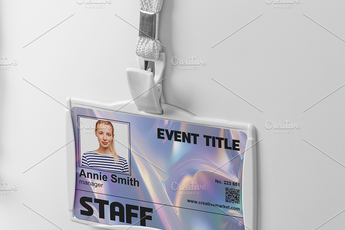 Simple ID Badge, a Card Template by Tzochko (Photo 6 of 6)