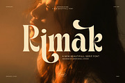 Rimak Elegant Display Serif Font, a Serif Font by Graphicxell (Thumbnail 1 of 8)