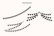 Bunting flags vector collection, an Object Graphic by ElenaPlatovaArt (Thumbnail 9 of 10)