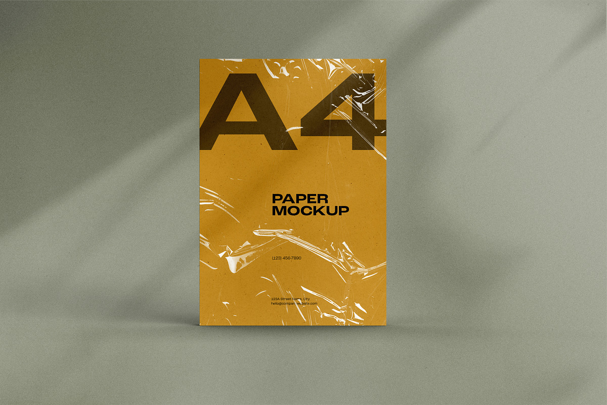 A4 Paper / Stationery Mockups, an Advertising Mockup by dpi (Photo 7 of 12)