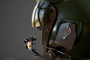 High Poly - Helmet Helicopter, a Characters & Person 3D Model by PurePolygons (Thumbnail 4 of 4)