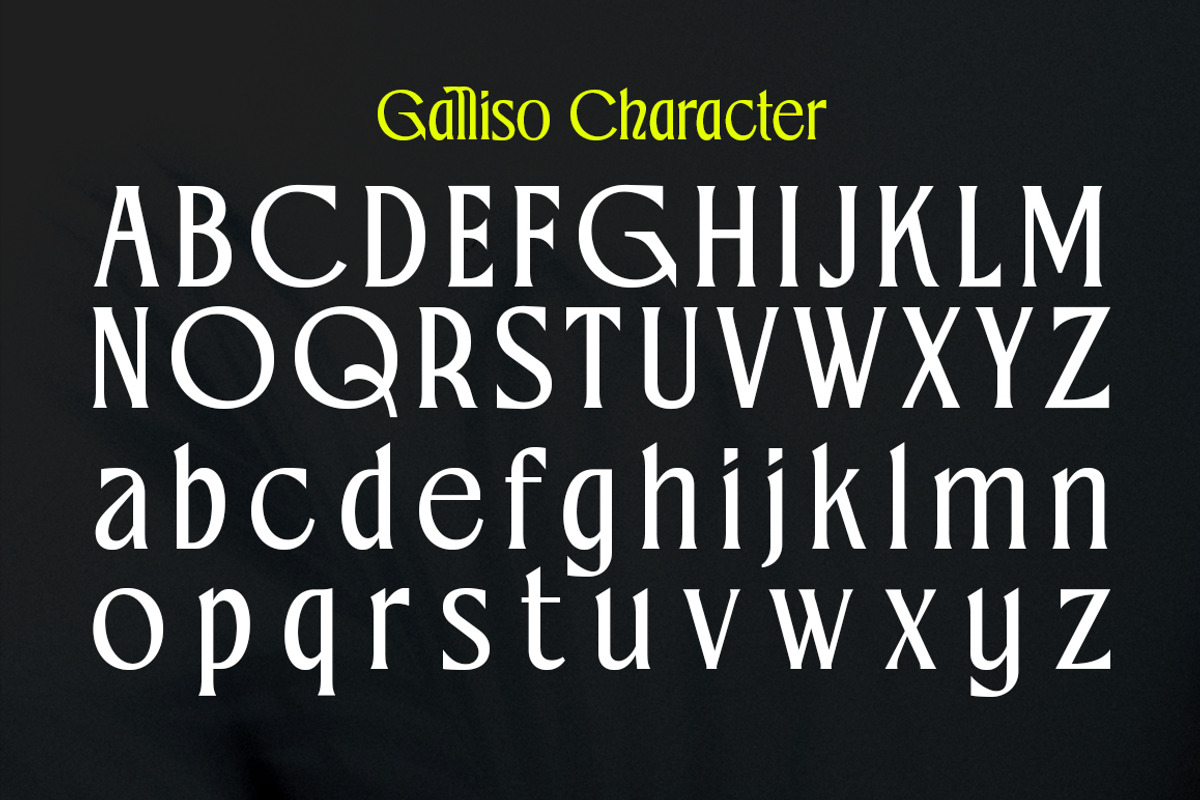 Galliso, a Serif Font by Dora Typefoundry (Photo 10 of 17)