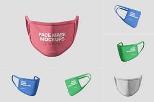 Face Mask Mockups, a Mask Mockup by artimasa