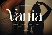 Vania - Elegant Branding Typeface, a Serif Font by Sohel Studio (Thumbnail 1 of 11)