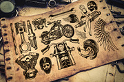 Motorcycle vector design set #1, a Branding & Logo Template by Harry Kasyanov (Thumbnail 4 of 11)