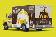 Realistic PSD Truck Mockup, a Product Mockup by Sinlatown (Thumbnail 2 of 5)