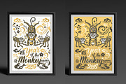 Chinese new year 2016 Monkey, an Illustration by www.lemongraphic.design (Thumbnail 3 of 5)