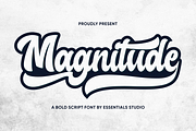 Magnitude - Bold Script Font, a Handwritten Font by Essentials Studio (Thumbnail 1 of 6)