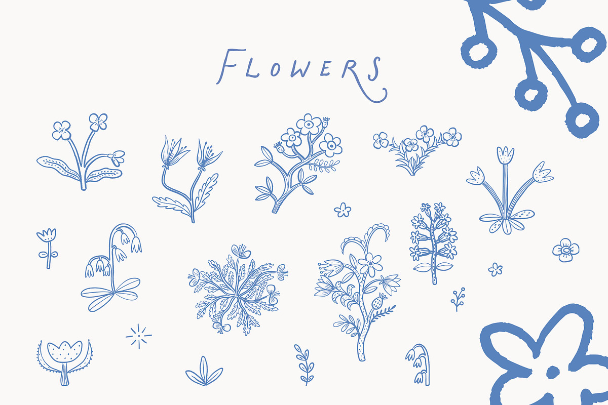 WONDERS IN BLUE. Line art, a Decorative Illustration by annartdreams (Photo 8 of 9)