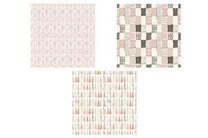 Dusty Pink Boho Nursery Backgrounds